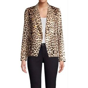 Generation Love ~ Leopard blazer with gold buttons